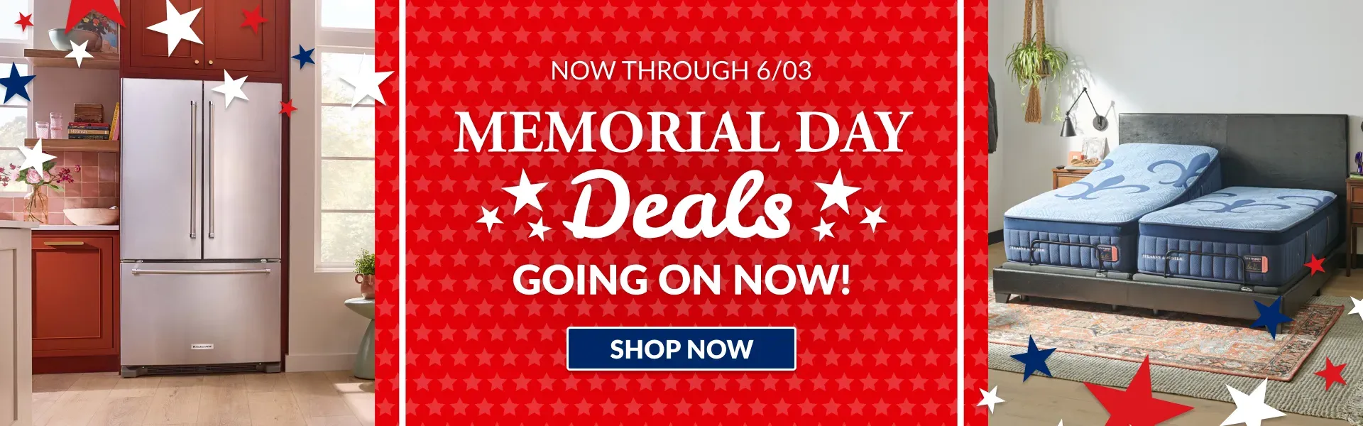 Memorial Day Sale 5/14 - 6/3
